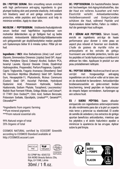 "Forever Young" Sérum Peptidique Anti-Âge 30ml